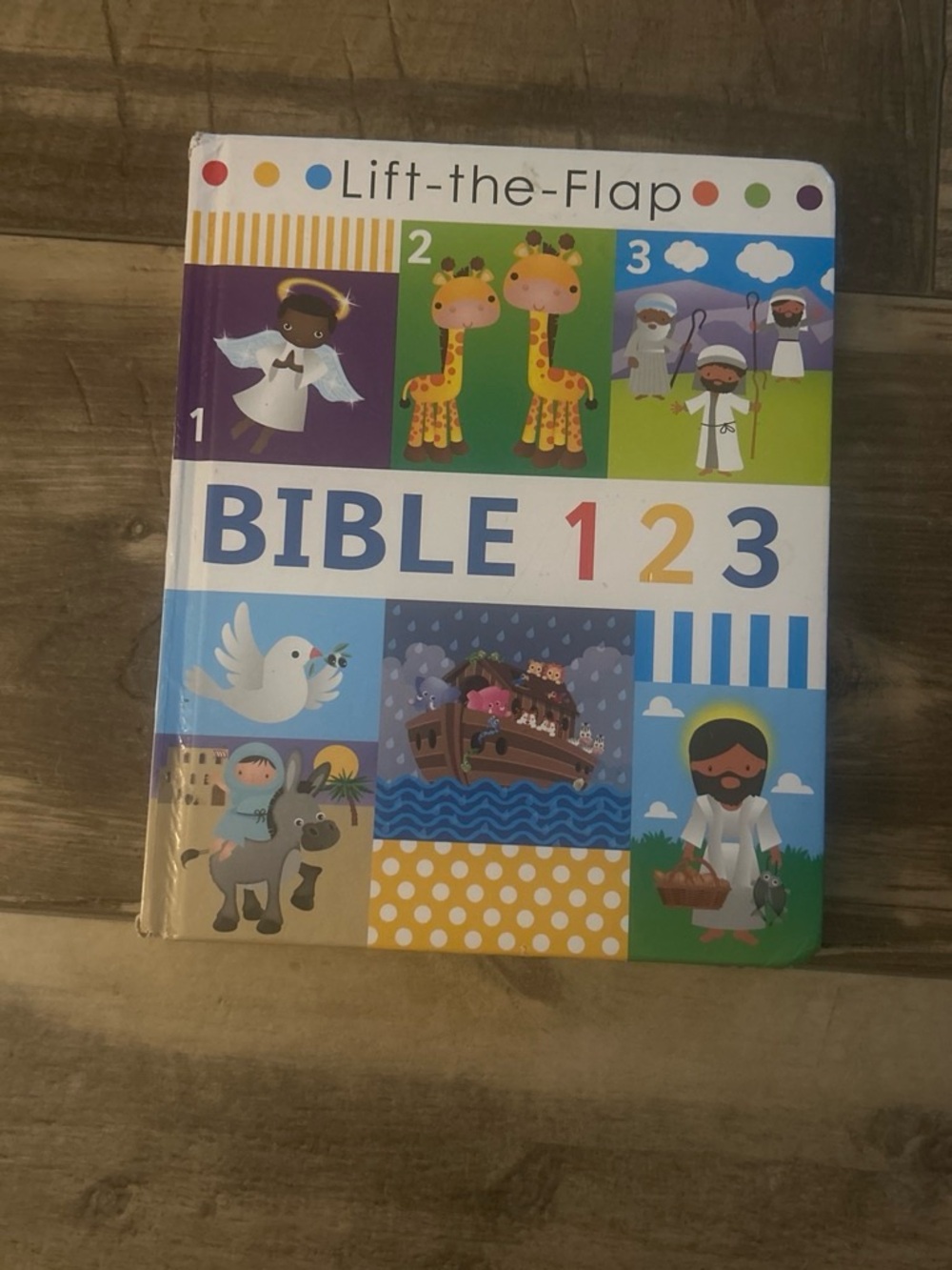Bible 123 Lift-the-Flap Board Book - Multicolor